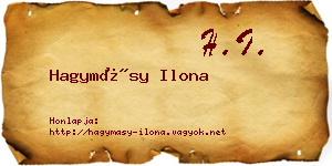 Hagymásy Ilona névjegykártya